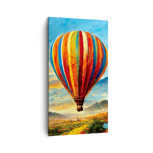 Quadro em tela - Com silêncio enxergas mais - 45x80 cm