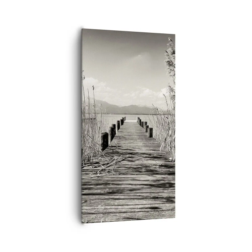 Quadro em tela - No silêncio da relva - 65x120 cm