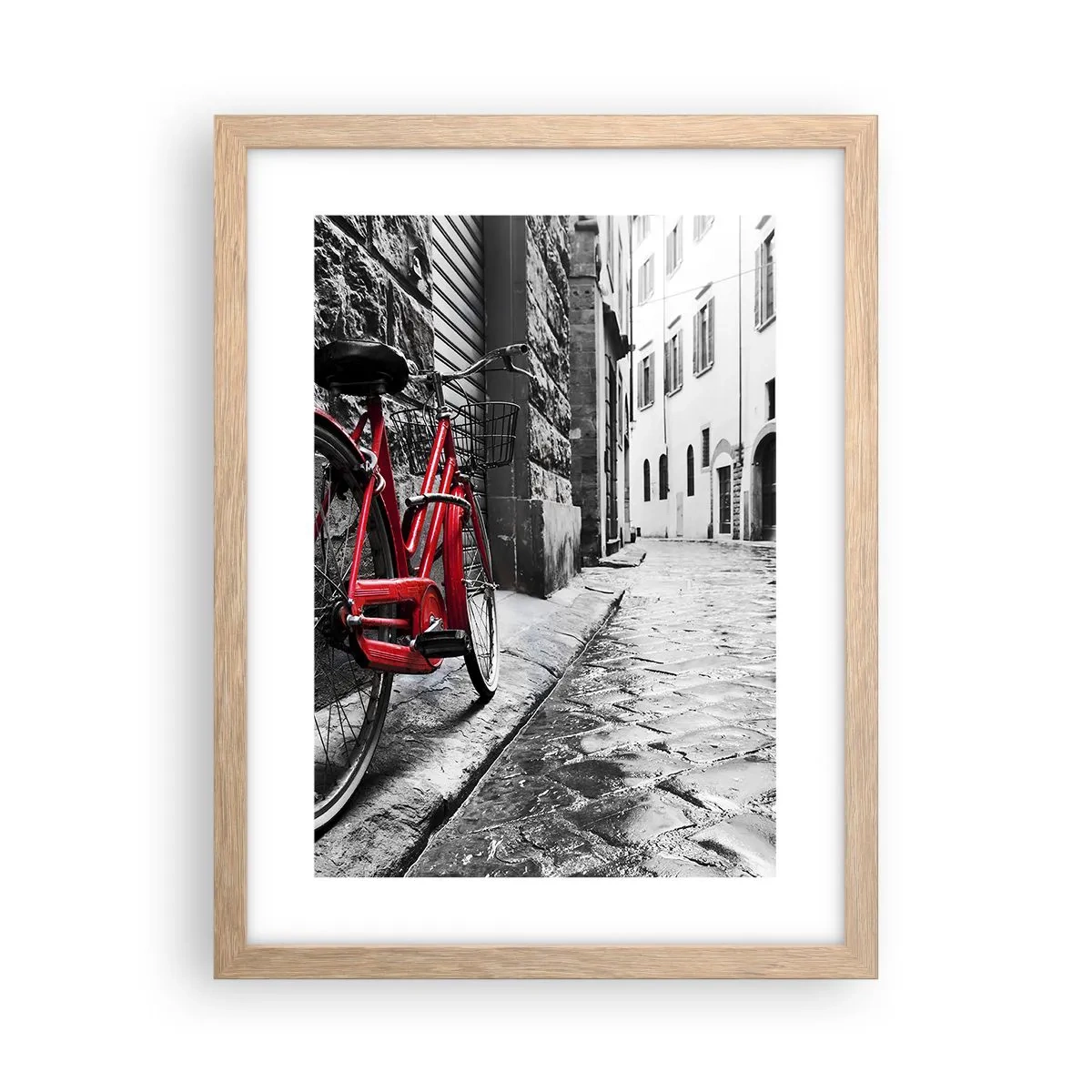 Pôster com moldura de carvalho claro - A verdadeira beleza não envelhece - 30x40 cm