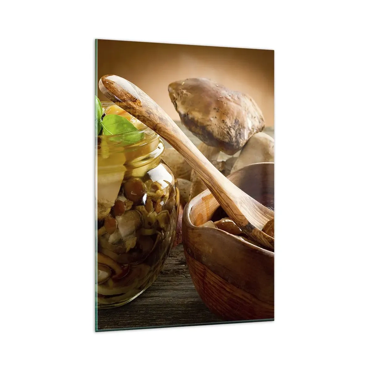 Quadro em vidro - Seja fresco, salgado ou de outono... - 80x120 cm