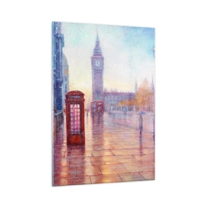 Quadro em vidro - Um dia de outono em Londres - 50x70 cm
