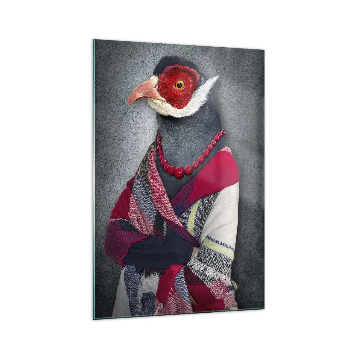 Quadro em vidro - O que estou a fazer aqui?! - 70x100 cm