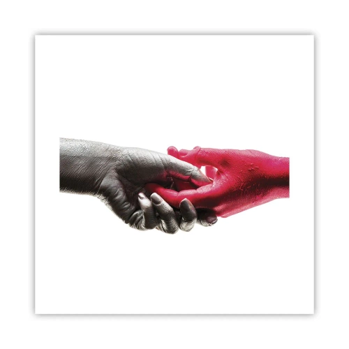 Pôster - Juntos, mas diferentes - 40x40 cm