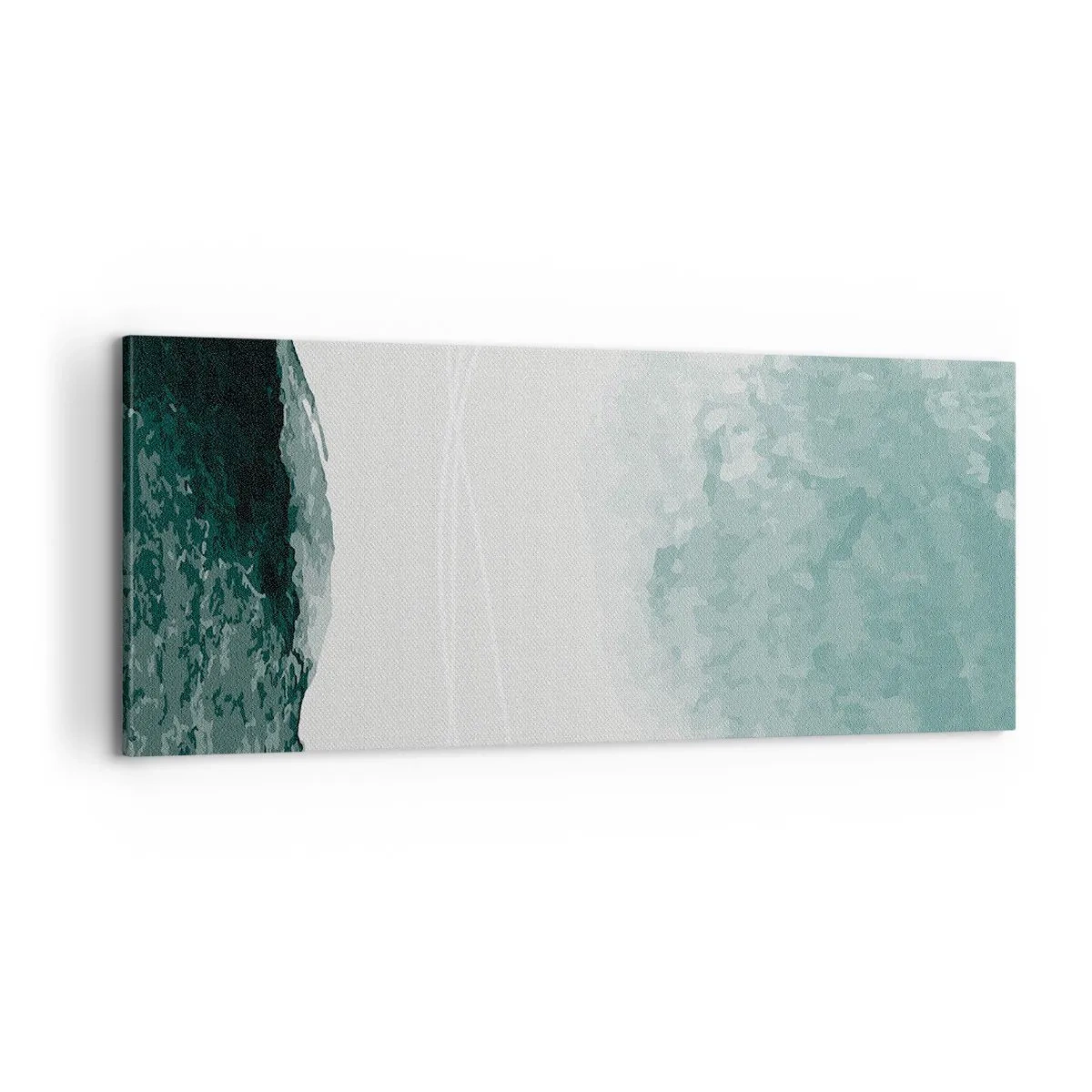 Quadro em tela - Encontro com a neblina - 100x40 cm