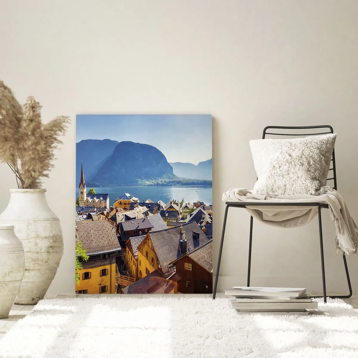 Quadro em vidro - Não poderia ser mais pitoresco - 50x70 cm