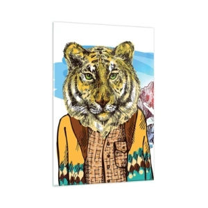 Quadro em vidro - Não tão selvagem como dizzem - 80x120 cm