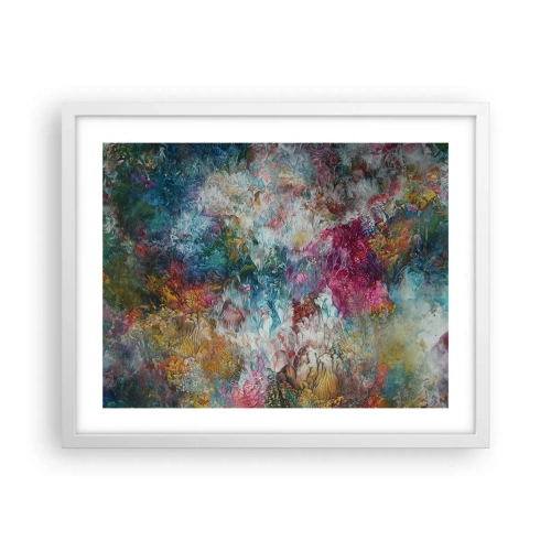 Pôster em moldura branca - Em plena floração - 50x40 cm