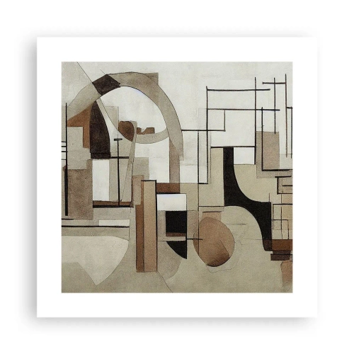 Pôster - Paisagem urbana 2.0 - 40x40 cm
