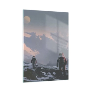 Quadro em vidro - Sob uma estrela desconhecida - 50x70 cm