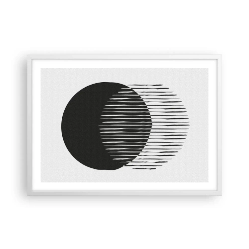 Pôster em moldura branca - Seu alter ego - 70x50 cm