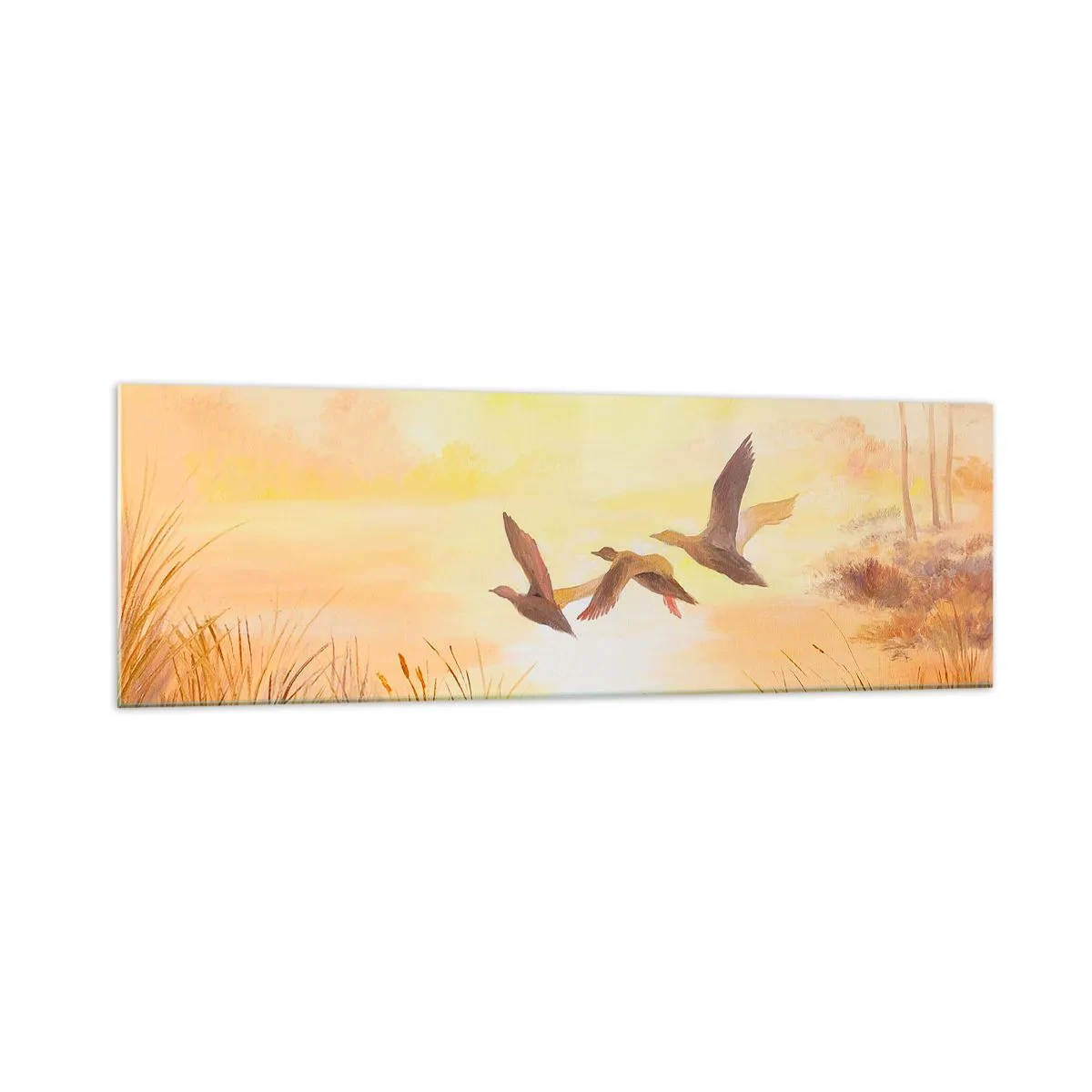 Quadro em vidro - O início de uma longa viagem - 160x50 cm
