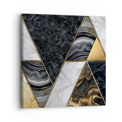 Quadro em tela - Pedra por pedra - 30x30 cm