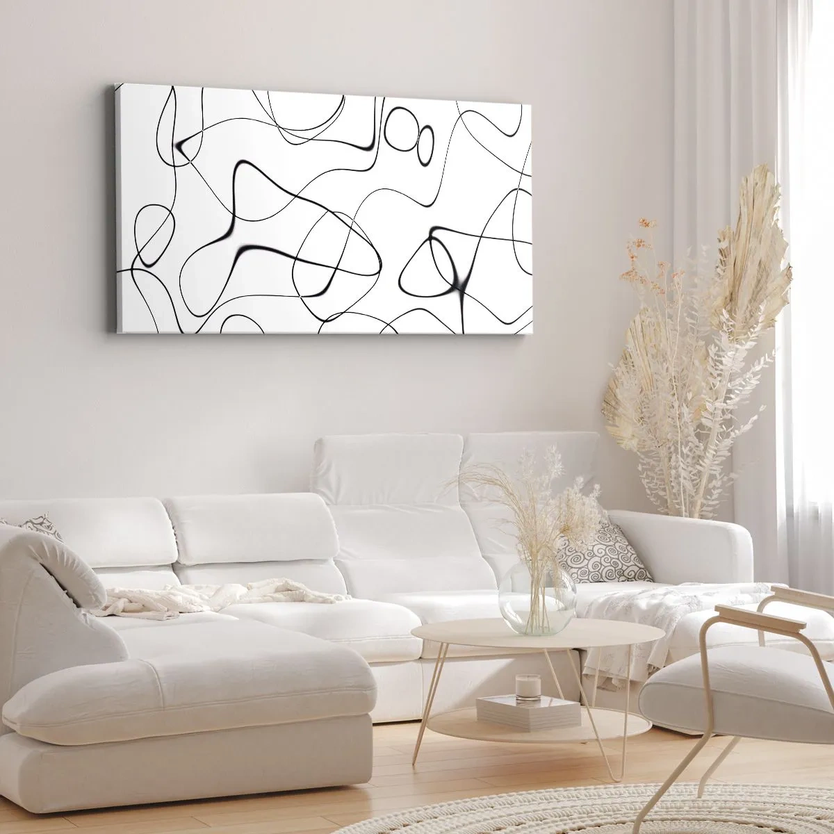 Quadro em tela - Os caminhos da vida, as vicissitudes do destino - 100x40 cm