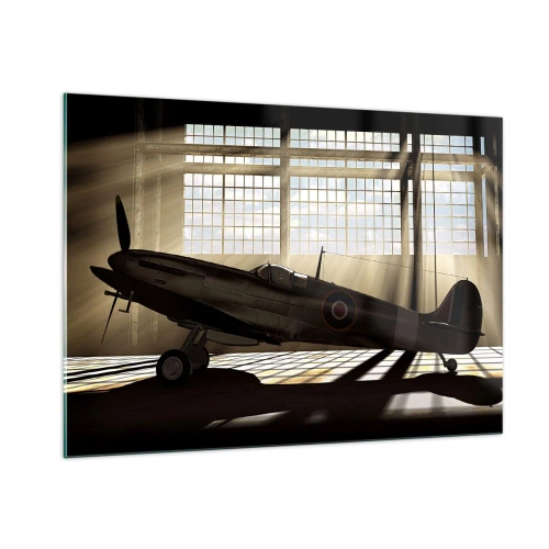 Quadro em vidro - Descanso do guerreiro - 100x70 cm