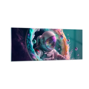 Quadro em vidro - Portão estrela - 100x40 cm