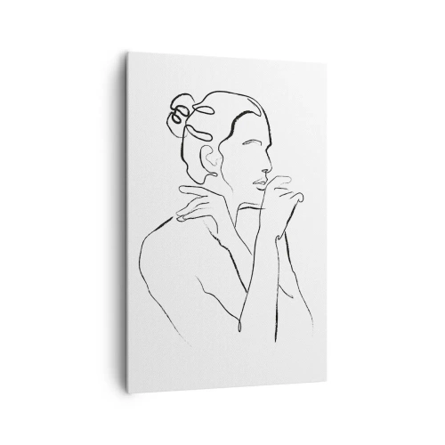 Quadro em tela - Nu: um mistério sensual - 80x120 cm