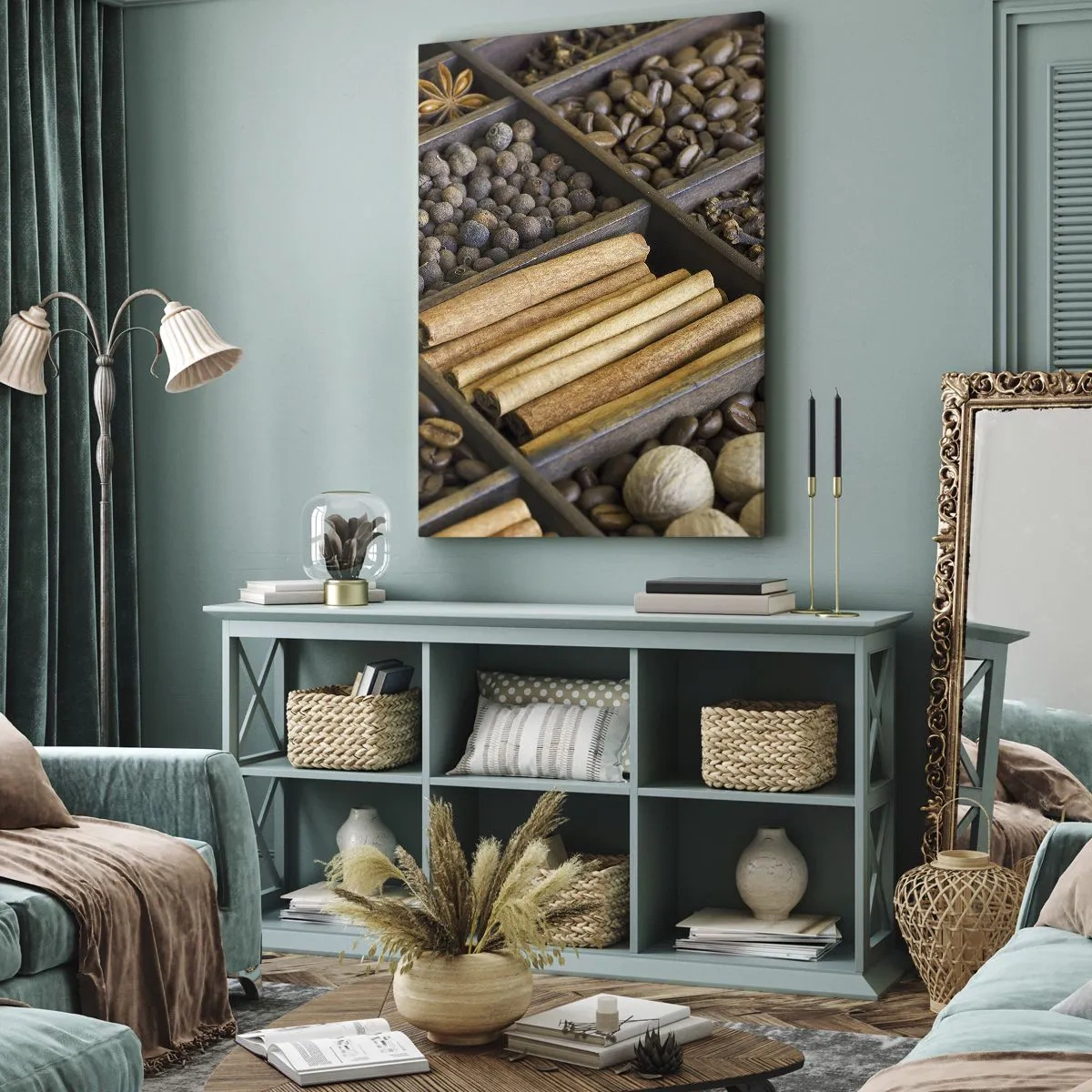 Quadro em tela - Um tesouro de aromas - 50x70 cm