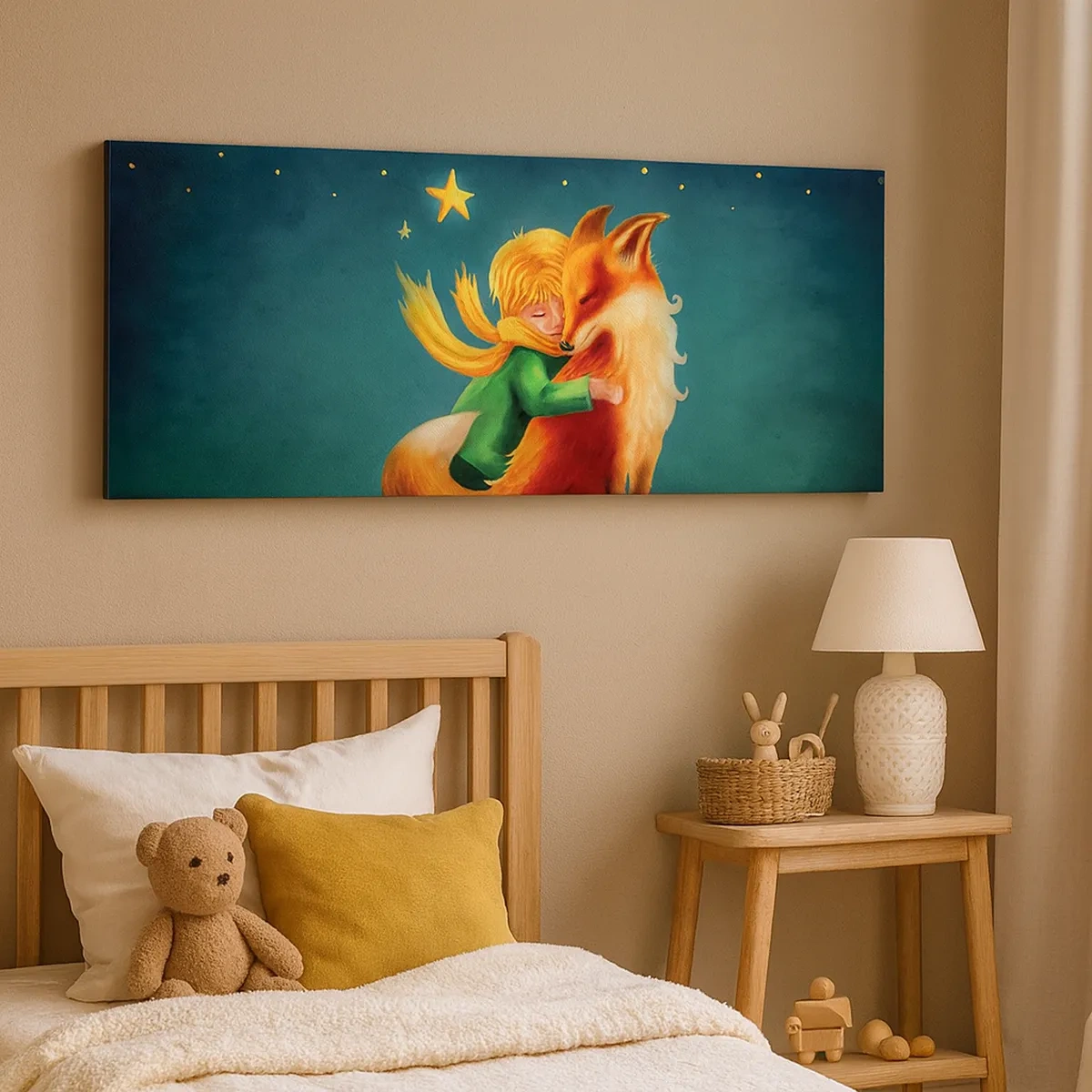 Quadro em tela - O Pequeno Príncipe - 30x30 cm