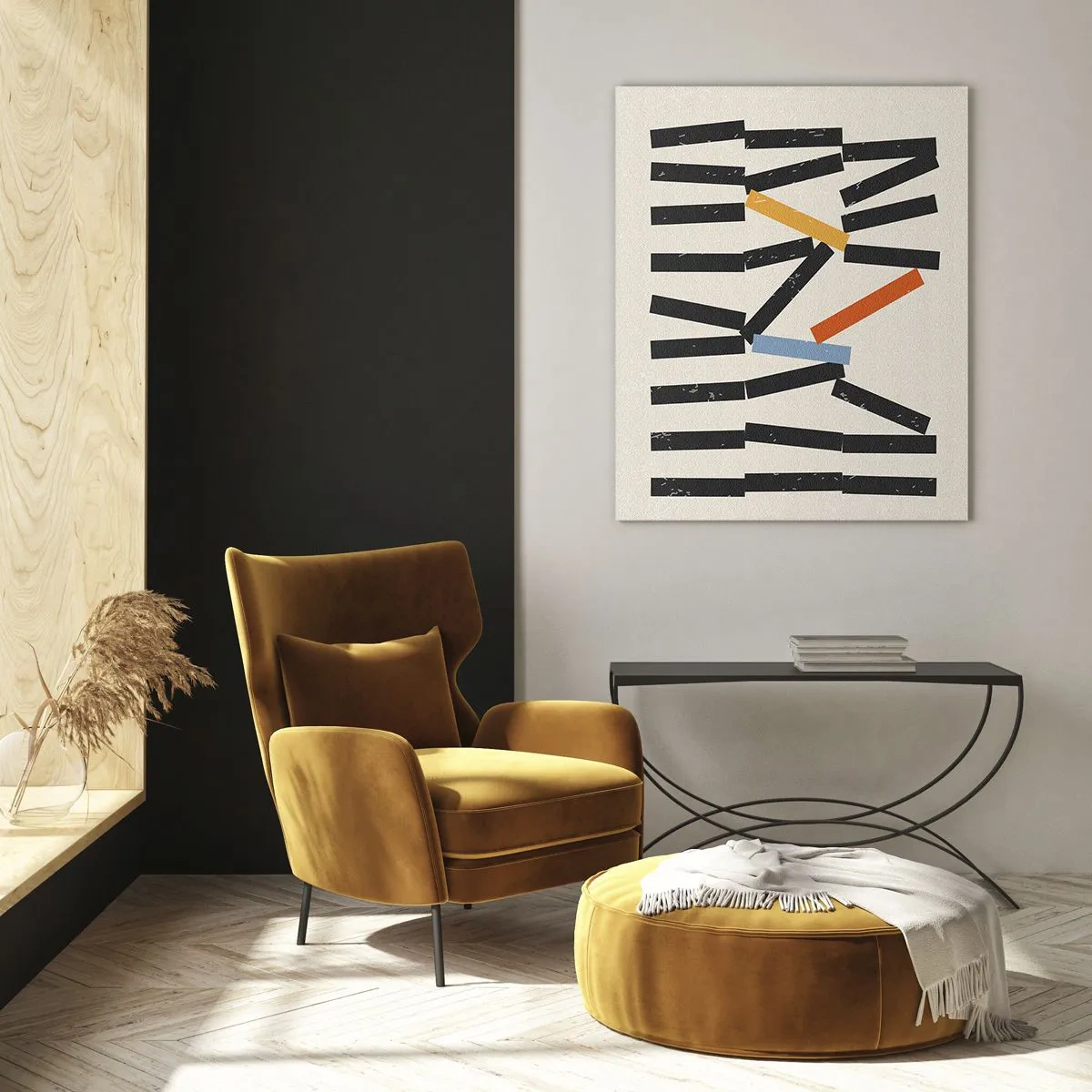Quadro em vidro - Dominó – composição - 50x70 cm