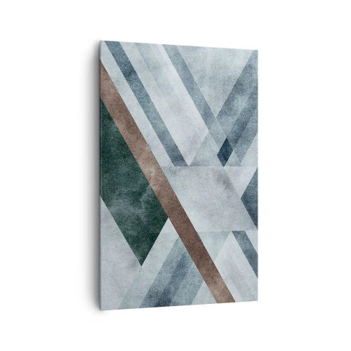 Quadro em tela - Elegância sofisticada da geometria - 80x120 cm