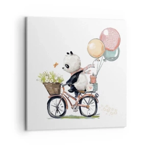 Quadro em tela - Dia feliz  - 50x50 cm