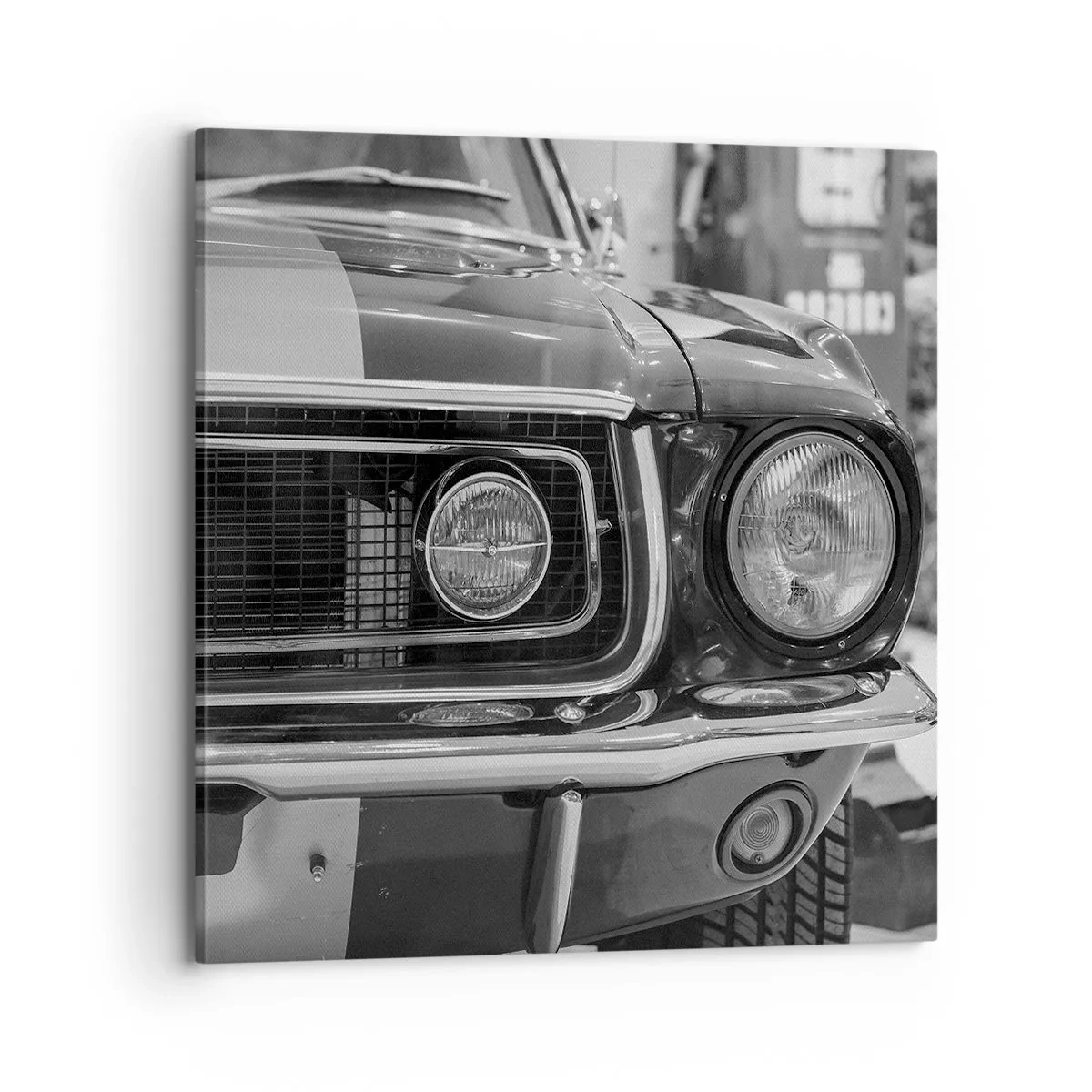 Quadro em tela - Condução perigosa - 70x70 cm