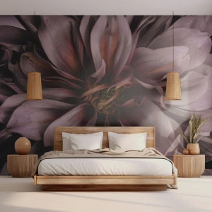 Papel de parede personalizado Standard Eco - Coração de flor - Buquê de flores, Dália, Flor
