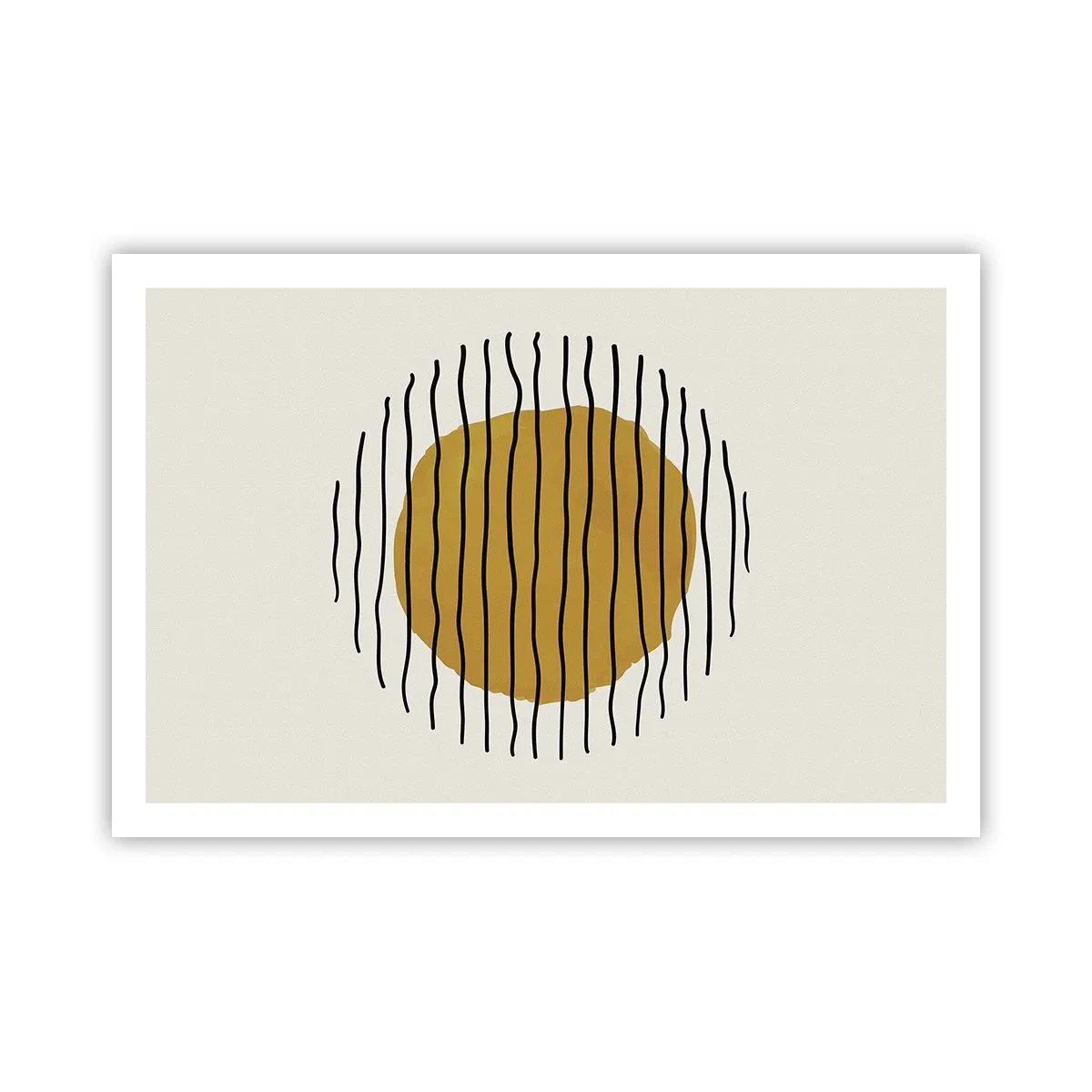 Pôster - Abstração a tremer com o calor - 91x61 cm