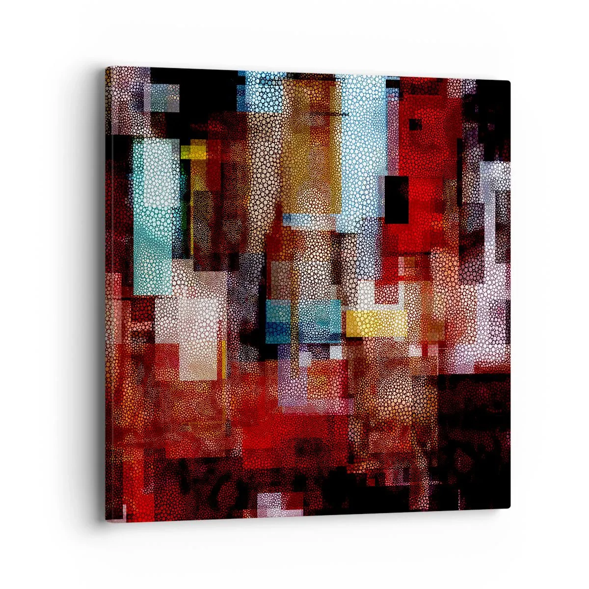 Quadro em tela - Uma grande confusão - 40x40 cm