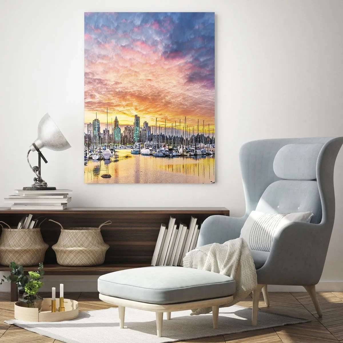 Quadro em vidro - Cidade de mil marinheiros - 50x70 cm