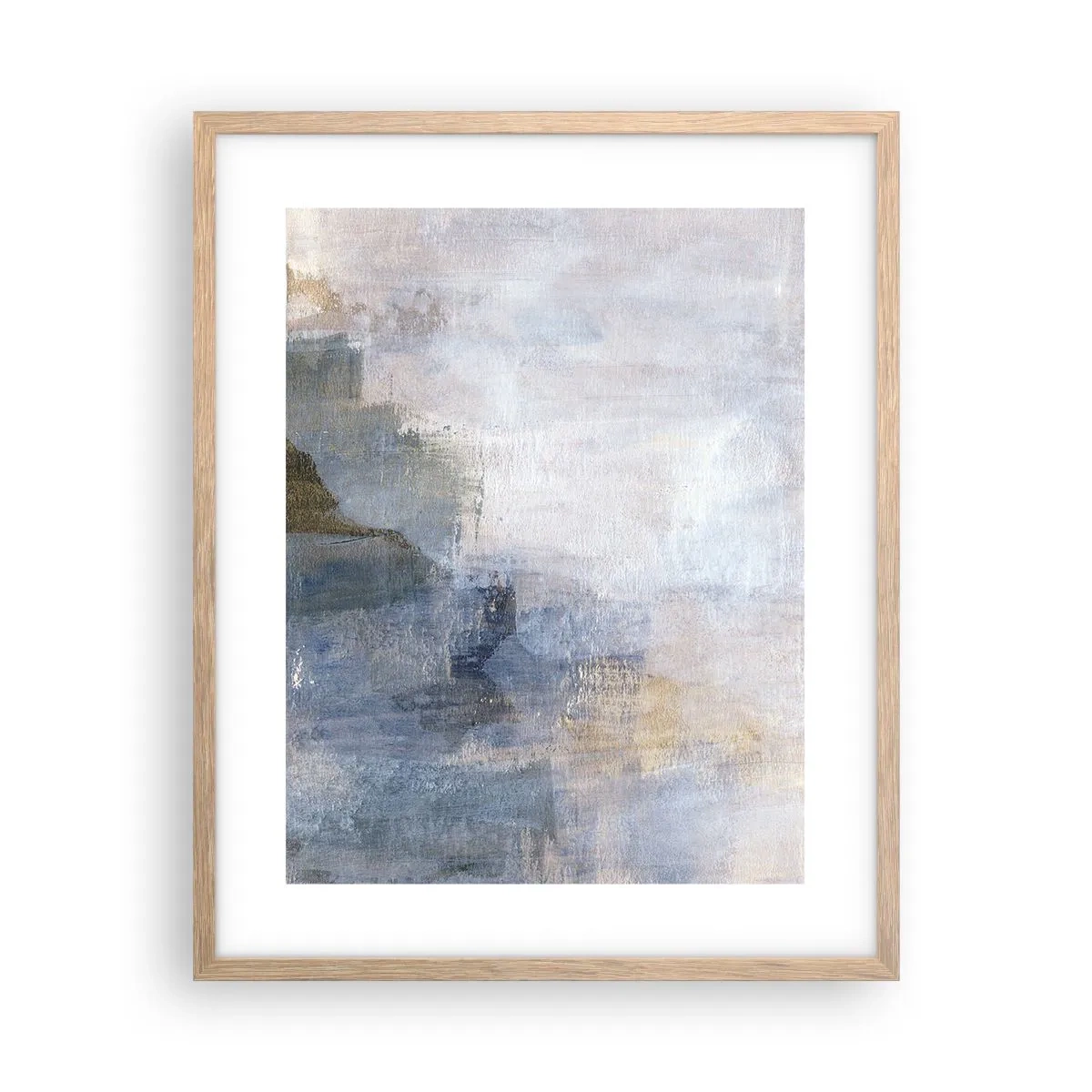 Pôster com moldura de carvalho claro - Tons e acordes das cores - 40x50 cm