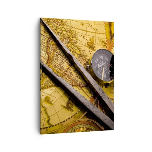 Quadro em tela - Onde estão esses tesouros? - 50x70 cm