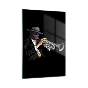 Quadro em vidro - Charme da velha escola - 50x70 cm