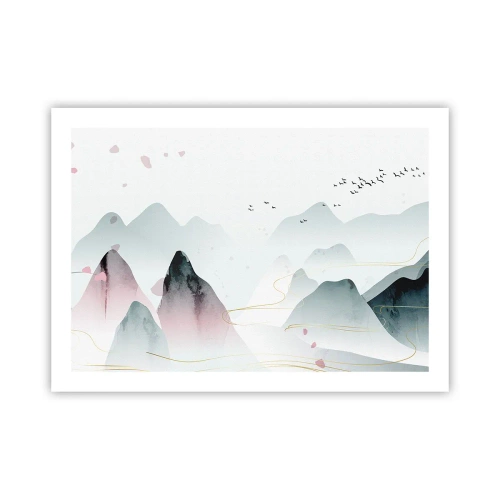 Pôster - Acima dos picos - 70x50 cm