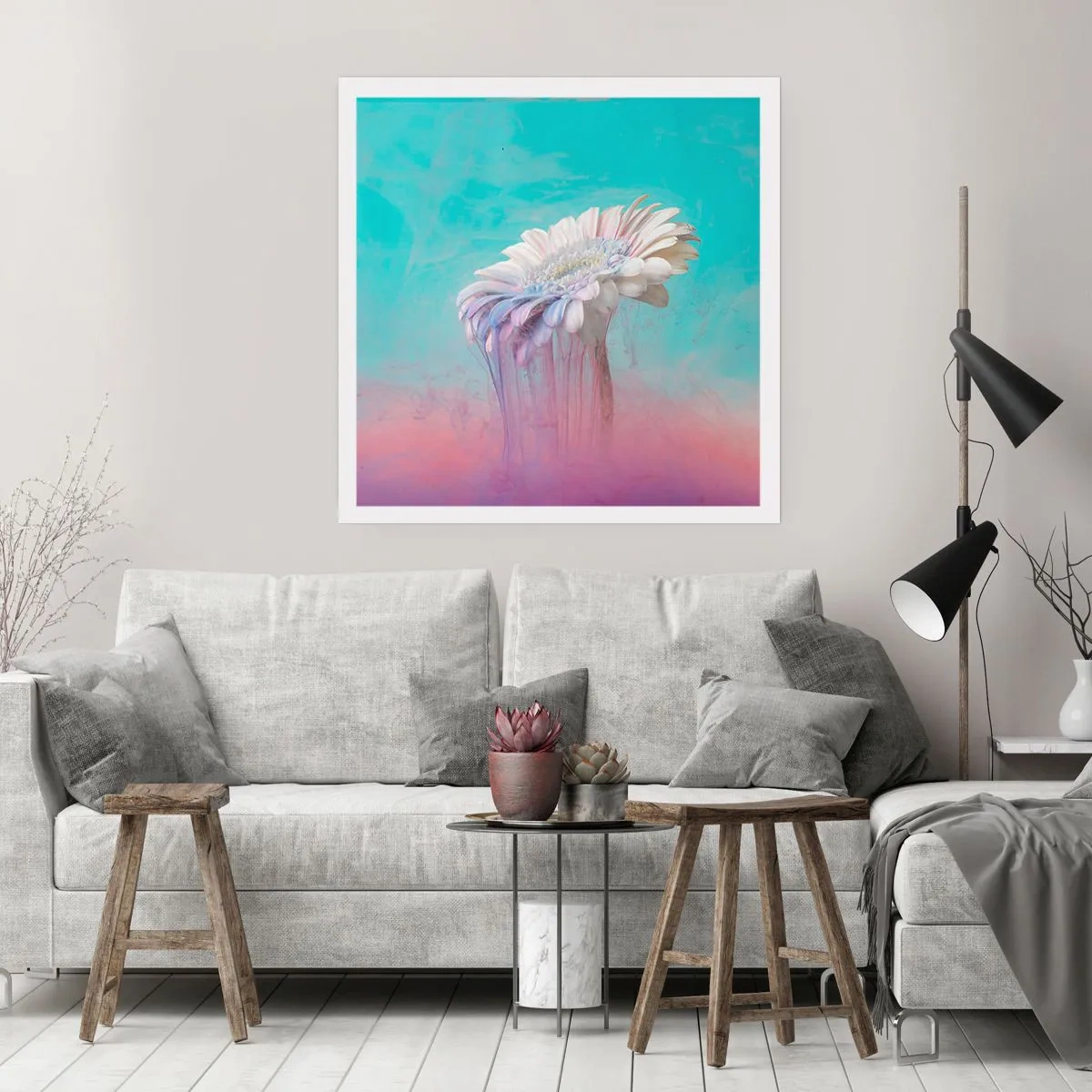 Pôster - O submundo das flores - 50x50 cm