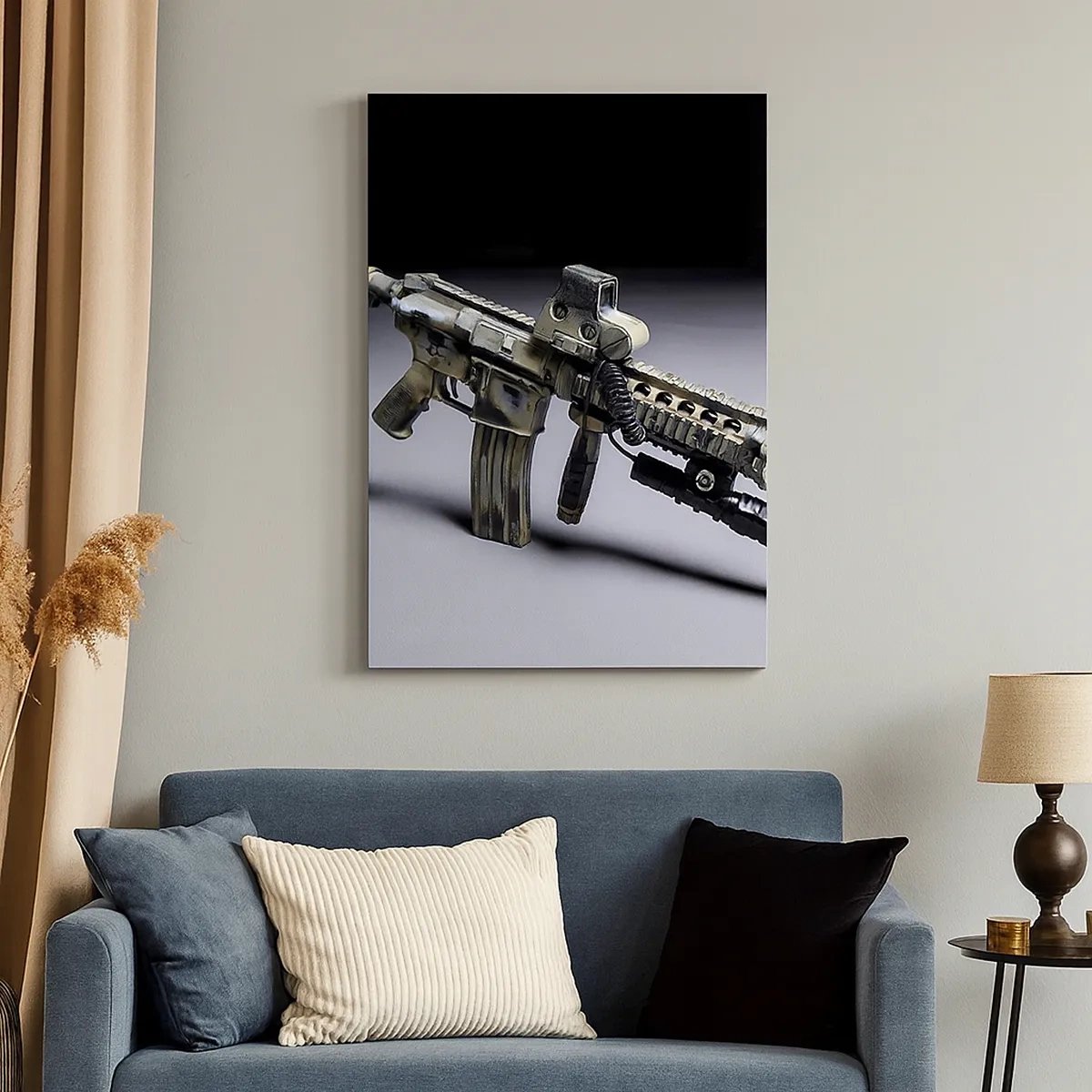 Quadro em tela - Sempre perigoso - 50x70 cm