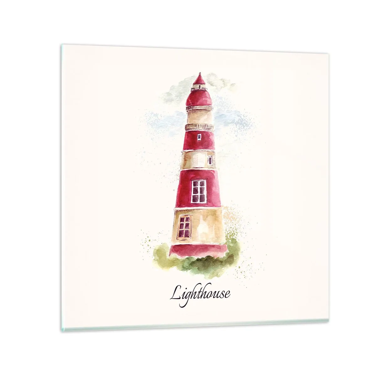 Quadro em vidro - Sempre há clima - 30x30 cm