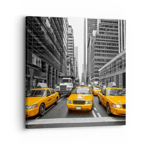 Quadro em tela - Somos a cor da cidade - 30x30 cm