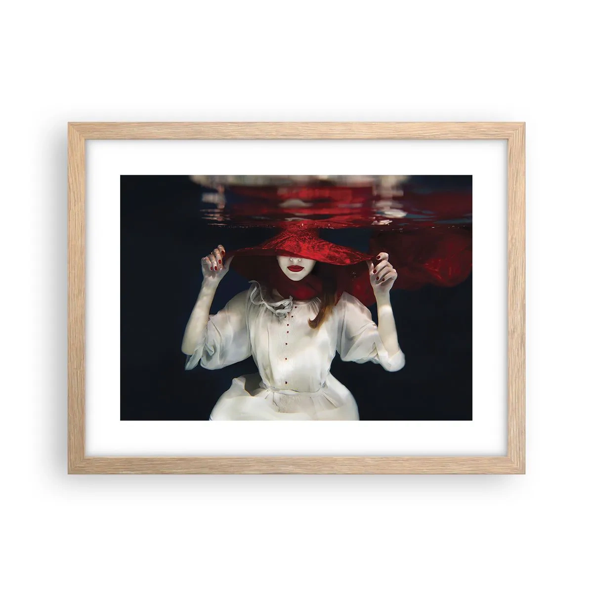 Pôster com moldura de carvalho claro - Demônio do Pântano - 40x30 cm