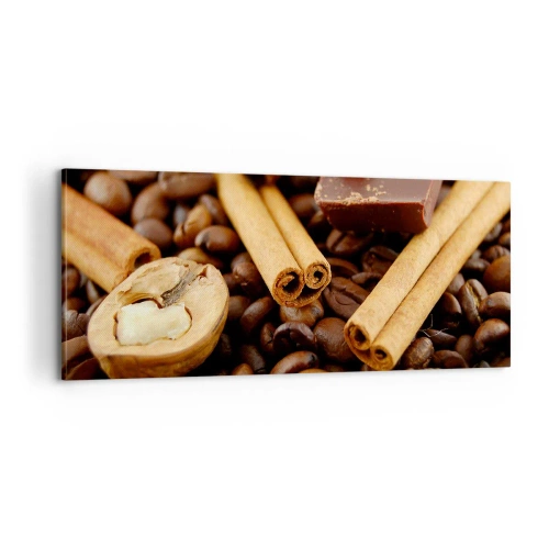 Quadro em tela - Concerto de aromas - 100x40 cm