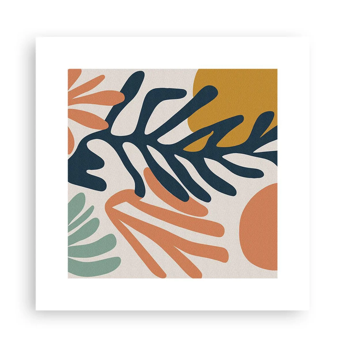 Pôster - Mares de coral - 30x30 cm