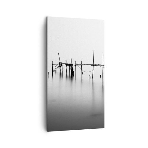Quadro em tela - E se o mundo não existe? - 45x80 cm
