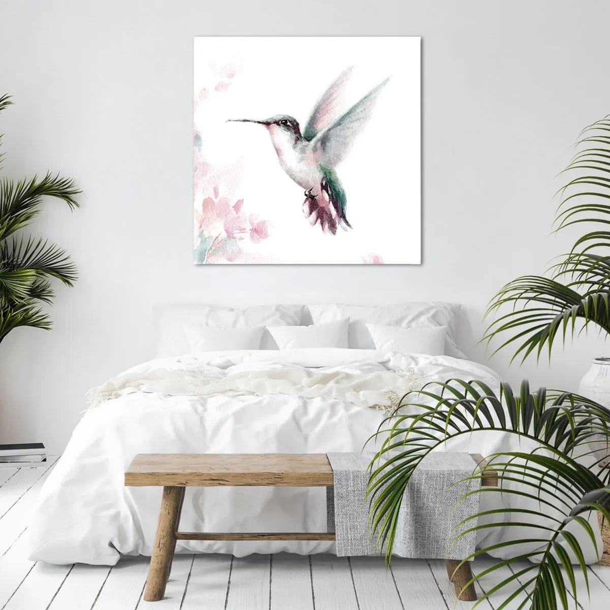 Quadro em tela - Preso em agitação - 50x50 cm