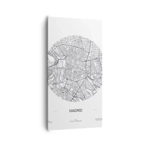 Quadro em tela - Anatomia de Madri - 65x120 cm