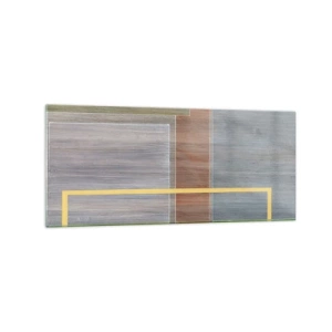 Quadro em vidro - Simples e calmo - 120x50 cm