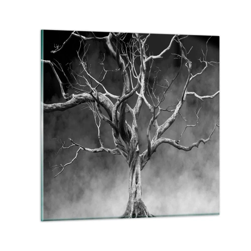 Quadro em vidro - Primitivo e sagrado - 40x40 cm