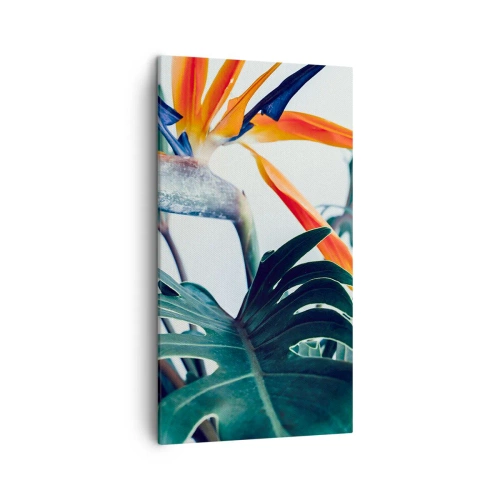 Quadro em tela - Arbusto de passarinho - 45x80 cm