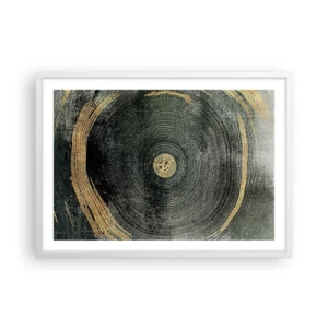 Pôster em moldura branca - Mudança e persistência - 70x50 cm