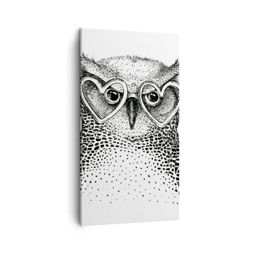 Quadro em tela - Sabiamente e amorosamente - 45x80 cm