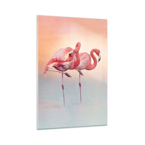 Quadro em vidro - Na cor do sol poente - 80x120 cm
